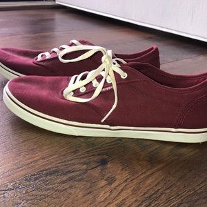 Maroon Vans